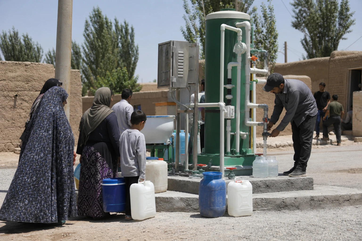تصویر میدانی از «آبی که دیگر نباید جوشاند».